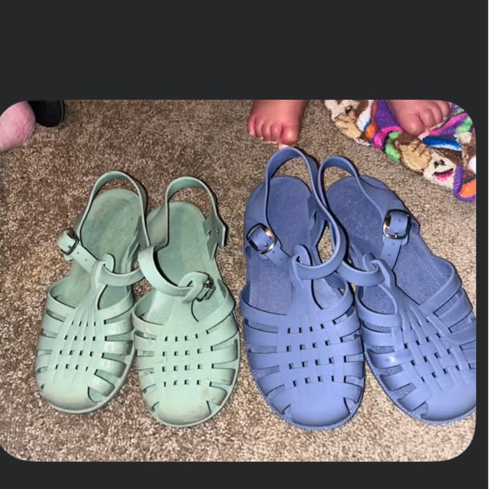 Kids Sandals in Blue and Green